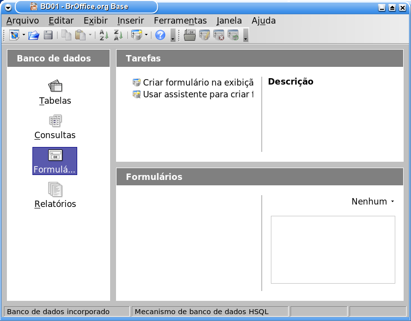 FIGURA 108 - Janela principal de BrOffice.org Draw 7.1.5 OpenOffice.