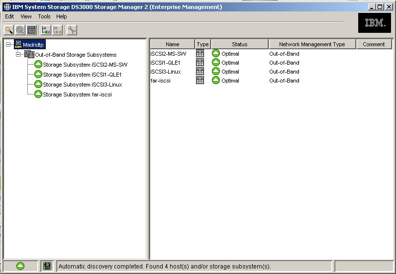 Figura 7. janela Enterprise Management Utilizando o Task Assistant Quando ocê inicia o software Storage Manager, o software cliente é iniciado e a janela Enterprise Management é aberta.