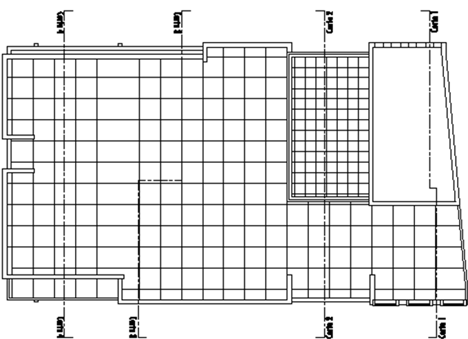 Figura 54 Planta baixa do 1º andar Fonte: Arquitecto Érico Veríssimo
