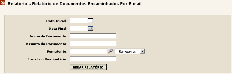 4. Ao selecionar Uos que não possuem funcionários vinculados repare que o sistema não irá exibir nenhum filtro de pesquisa.