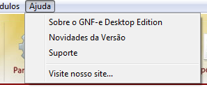 GNF-e Desktop Edition, Suporte e Visite nosso site.