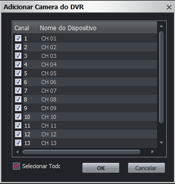 Funcionamento e configurações 19 Se você não selecionar o perfil, os dispositivos não poderão ser registrados. 4. Selecione o dispositivo na lista.