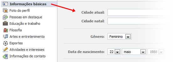 DICA: Preencha os formulários seguindo a sequência proposta pelo Facebook, assim você não se perderá e não deixará nenhuma informação para trás.