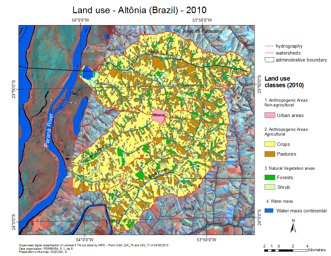 - Four key steps were followed to obtain maps of the soil coverage of 1985 and 2010: -the production of the preliminary
