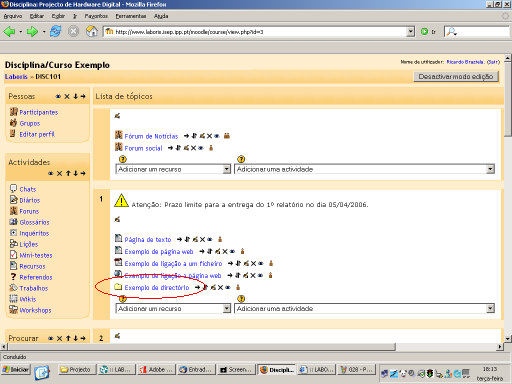 14 de 52 será visualizado. Por último, existe a possibilidade de fazer passagem de parâmetros do Moodle para esse recurso.