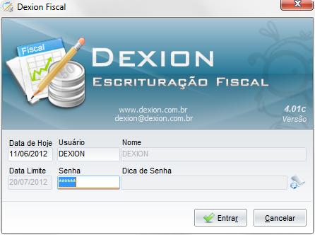 Selecione a empresa desejada no sistema pressionando o botão F6,