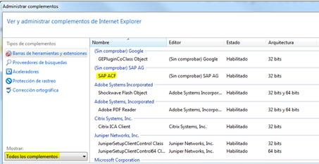 Visualizar as imagens das faturas requer ter instalado no navegador o Plug-in SAP ACF. O qual se solicita instalar automáticamemte ao acessar a aplicação Visualizar Faturas pela primeira vez.
