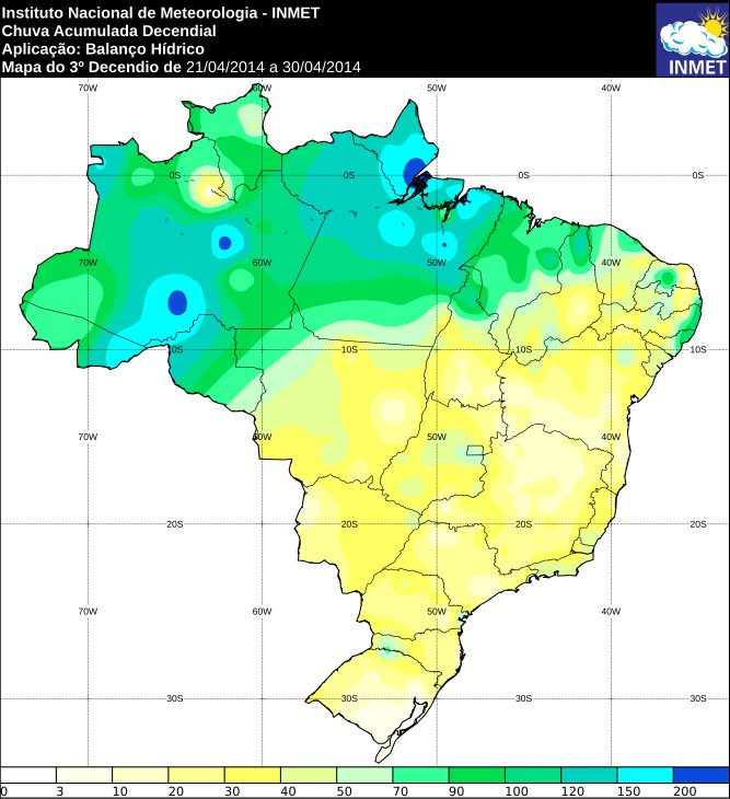 Figura 9 huva acumulada e deficit/excesso