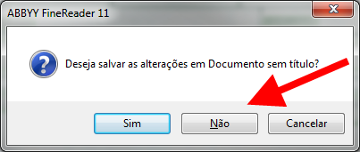 PÁGINA 39 Selecione o local onde será salvo os aquivos temporários, da proxima vez não será necessário selecionar esse caminho, poís o Abbyy Finer Reader lembra o ultimo diretorio usado,