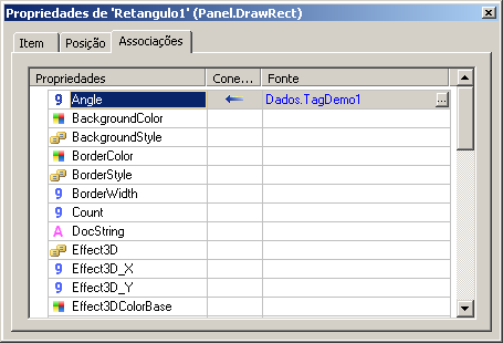 7.1.1 Conexão Simples Na conexão Simples, o valor do campo Fonte é copiado para a