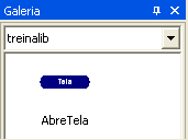 Inserir uma Tela via menu Localize a biblioteca na Galeria de Figuras e arraste o objeto até a tela. Inserir uma Tela via arrastar-e-soltar 7.