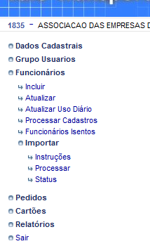 2º PASSO: ACESSO À PÁGINA PARA EMPREGADORES JÁ CADASTRADOS Acesse o site www.tripoa.com.br e selecione a opção Vale-transporte, ou então acesse www.trensurb.gov.br. Para acessar o sistema, clique no botão Cadastro e Pedidos Vale-transporte.