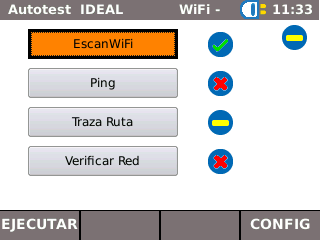 Capítulo 6 do teste e procedimento A selecção de ensaios individuais da série depende da configuração do sistema e do tipo de fiação a ser verificado. 6.2.1. Realizar o auto 1.