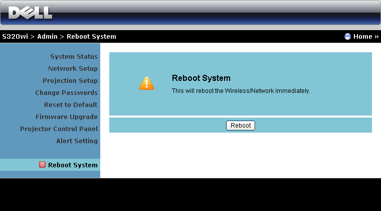 Reboot System (Reiniciar Sistema)