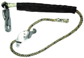 5.2 - Talabarte de segurança tipo regulável Equipamento de segurança utilizado para proteção contra risco de queda no posicionamento nos trabalhos em altura, sendo utilizado em conjunto com cinturão