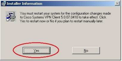 5 Tutorial VPN IAG 7. Instalação concluída, clique em Finish para conluir. 8.