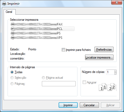 2.2 Operação básica de impressão 2 Antes de imprimir Para imprimir, é necessário instalar um controlador de impressão no computador que vai ser utilizado.