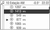 Introdução 87 Páginas de definições As páginas de definições são páginas de menus onde podem ser efectuadas definições, p. ex. definições de som etc.