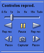 Leitor de Arquivo Divar Manual de Utilização Ver imagens PT 5 Utilizar os controlos de reprodução Pausa Faça clique em Pausa para interromper a reprodução.
