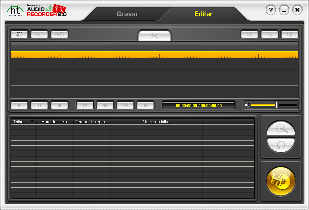 27. Audio Recorder 2.0 3.2.2. Edição existentes. Quando todos os vídeos estiverem na fase de Edição, você pode editar os arquivos WAV capturados.