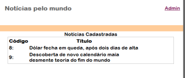 CLASSE NOTÍCIA (MODELO) class Noticia var $codigo; var $titulo; var $resumo; var $texto; function setatributos($t, $r, $n) $this->titulo = $t; $this->resumo = $r; $this->texto = $n; PARTE 2 public