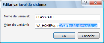 50 3.2.4. Instalação do HSQLDB Para instalar o HSQL, é necessário fazer o download do arquivo zip disponível em http://hsqldb.sourceforge.net. Nesta página estão disponíveis várias versões do HSQLDB.