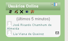 ENVIAR MENSAGENS PARA OS PARTICIPANTES O Bloco de Mensagem é uma função do sistema que permite a comunicação entre os usuários.