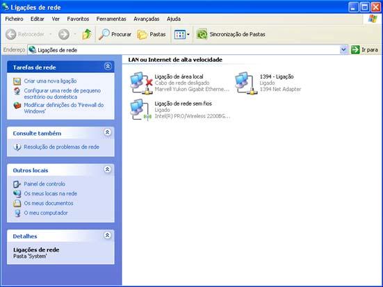 1 Para configurar um PC terminal com o sistema operativo Windows XP SP3, podem fazer-se os seguintes passos: No menu Iniciar (logo no primeiro ícone), clique em Executar, e escreva services.