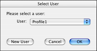 Criação de um perfil de usuário Para usar um perfil na primeira operação de HotSync em um computador Mac: 1. Conecte o cabo para HotSync à porta na parte superior do novo computador de mão. 2.