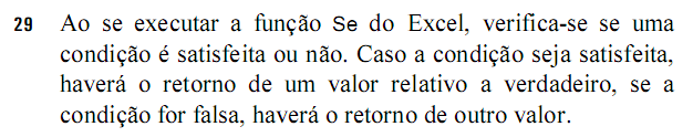 2011 - TRE/ES TEC. ADM - CESPE Julgue os itens seguintes, relacionados aos aplicativos que compõem os pacotes BrOffice.org e Microsoft Office. 32 No programa Calc, do BrOffice.