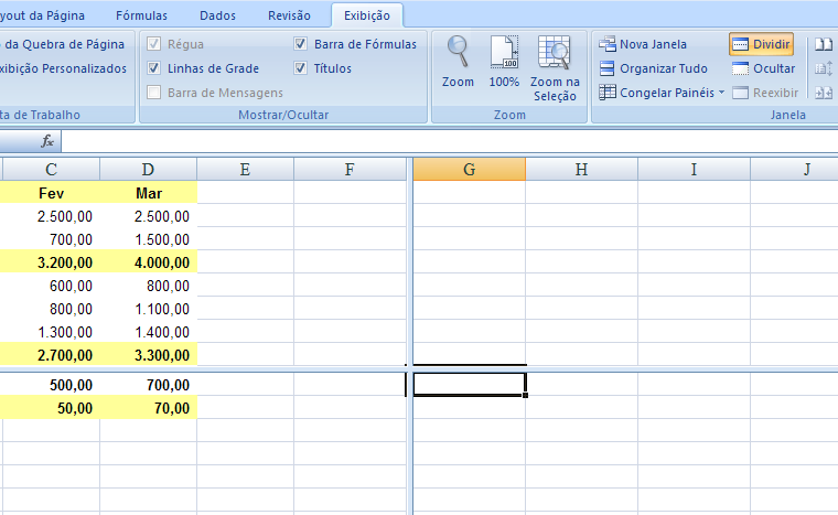 Trabalhando com várias janelas No Excel, você pode trabalhar com vários arquivos em várias janelas. 1. Abra duas planilhas do Excel. 2. Na guia Exibição, clique no botão Organizar Tudo. 2 3.