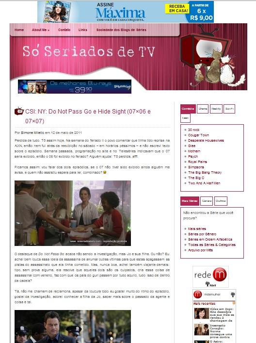 42 Entretenimento Só Seriados TV Tudo sobre os seriados de TV, com acompanhamento das melhores series.