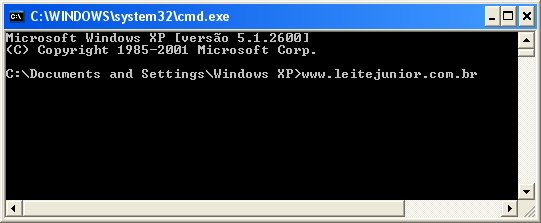 PROMPT DE COMANDO Usado para digitar comando do DOS Para fechar a janela basta digitar EXIT e pressionar ENTER, Pressionar WINKEY+R e digitar CMD. Alguns comandos DOS: CLS: Limpar a tela.