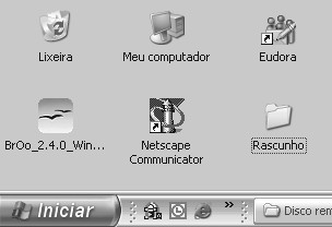 USANDO O MOUSE As ações do mouse facilitam o processo de manipulação do Windows. CLICAR: Selecionar um objeto. CLICAR 2X/DUPLO CLIQUE: Abrir um objeto. CLICAR E ARRASTAR: Mover o objeto.