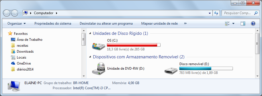 Unidades de Disco Para conhecer as unidades de disco do seu computador,