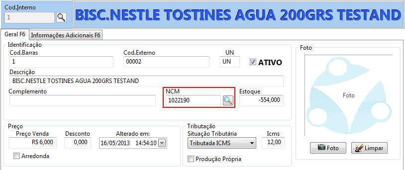 - Exibir Impostos na tela a cada item vendido - Este parâmetro exibe na tela no PDV o valor aproximado do imposto por item.