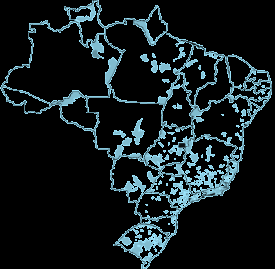 Distribuição Geográfica do Portfólio Presente em todos os estados do Brasil, o Grupo BR Towers opera atualmente mais de 4.