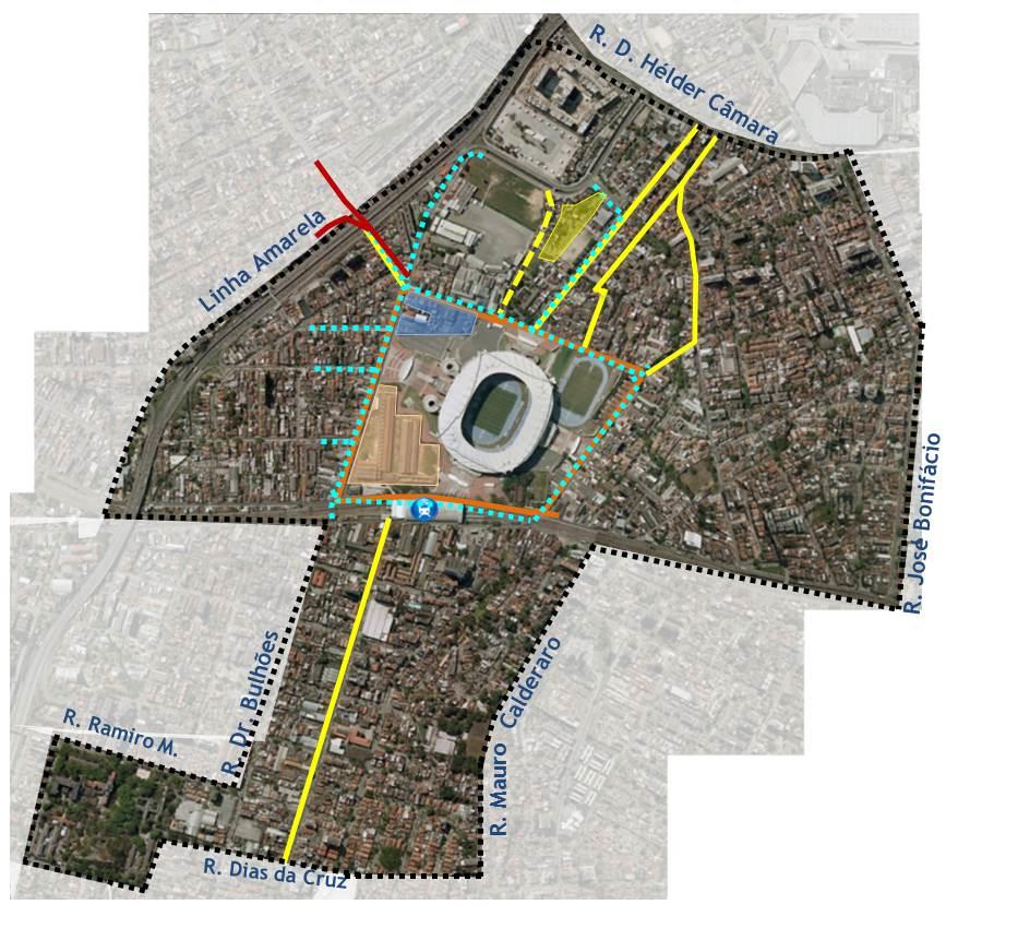 Passeio Olímpico Engenhão Passeios Olímpicos Conjunto de melhorias urbanísticas que requalifica espaços públicos do Rio, aproveitando a oportunidade da realização dos Jogos Rio 2016.