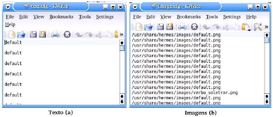 Figura 5 Janela de seleção de imagens dos ícones. No modo configuração, existe também a opção de texto, sendo possível inserir uma legenda em uma determinada figura de comunicação.