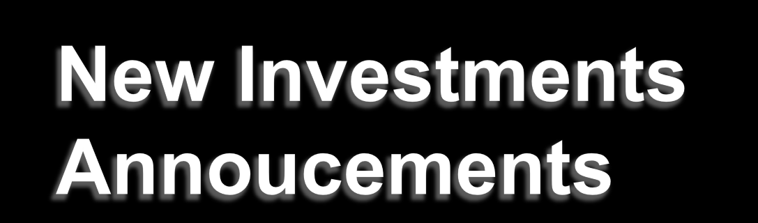 New Investments Announcements - 2010 Country/State Announcements Value (US$ Million) Part.