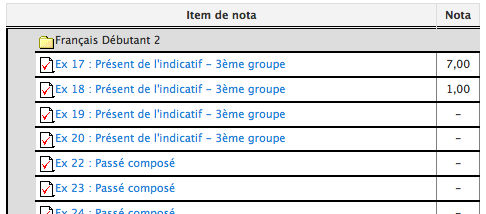 Figura 8: Tela com a correção do exercício 3.2 Ver Notas Para verificar suas notas nos exercícios da plataforma vá até o bloco Configurações, na lateral direita da tela.