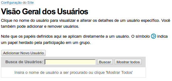 8 Usuários No Plone é possível a criação de usuários, sendo que cada usuário possui permissões atribuídas pelo administrador do