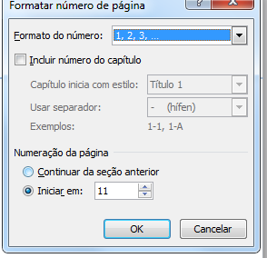 23 PAGINAÇÃO: FORMATANDO Em seguida escolha a opção formatar número de página para colocar o número que deve