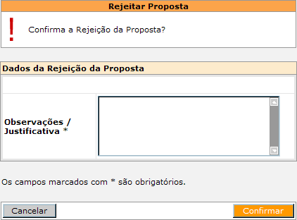 Já a pessoa responsável por aprovar a proposta deve seguir as instruções presentes no e-mail.