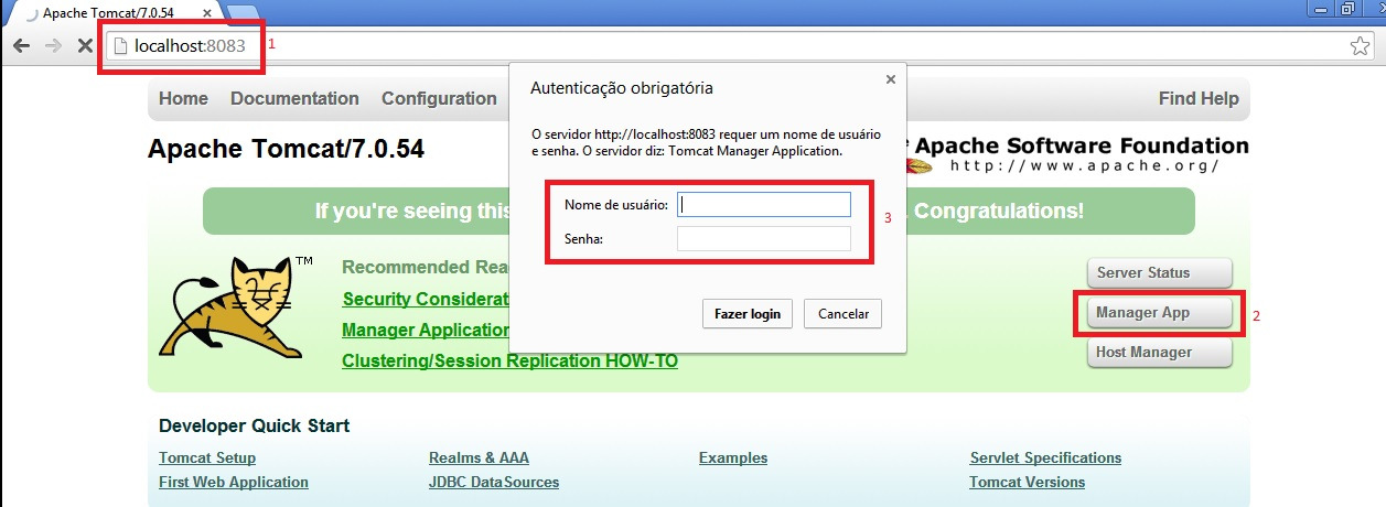 Caso haja algum problema, verifique se as variáveis foram criadas corretamente.