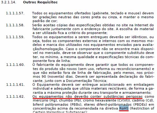 Casos de compras públicas sustentáveis: editais