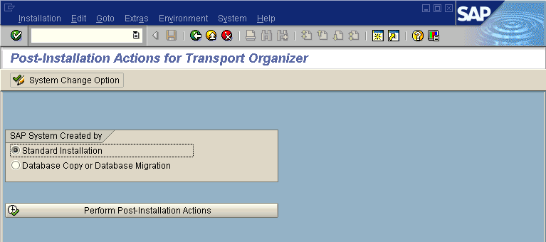 Ao sair da transação será mostrado a mensagem abaixo.