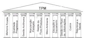 A TPM considera o fato de que a deterioração de máquinas é acelerada pela operação abusiva e falha nos cuidados primários, tais como lubrificação, reaperto e limpeza, ações que podem ser efetuadas