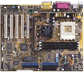 A7 - Estas são as placas atuais para processadores Athlon e Duron soquete A. O A enfatiza justamente o encaixe, soquete A, e serve para distinguir essas placas das antigas placas slot A.