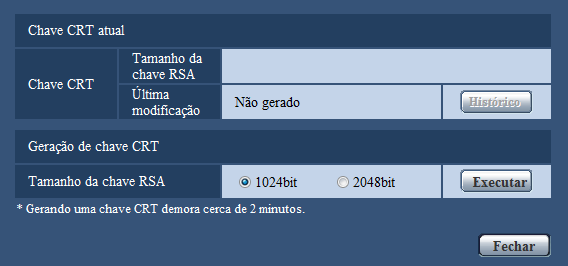 17 Configuração dos ajustes de rede [Rede] Para utilizar o certificado do servidor, é preciso aplicar a aprovação e emitir o certificado do servidor pela CA.